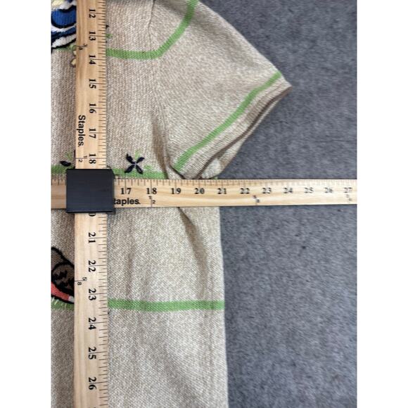 Christopher & Banks Cardigan Womens Hand Embroidered Bird Floral Grandmacore XL - Picture 2 of 8